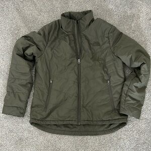 Light jacket, slightly puffy. NORTHFACE brand.
